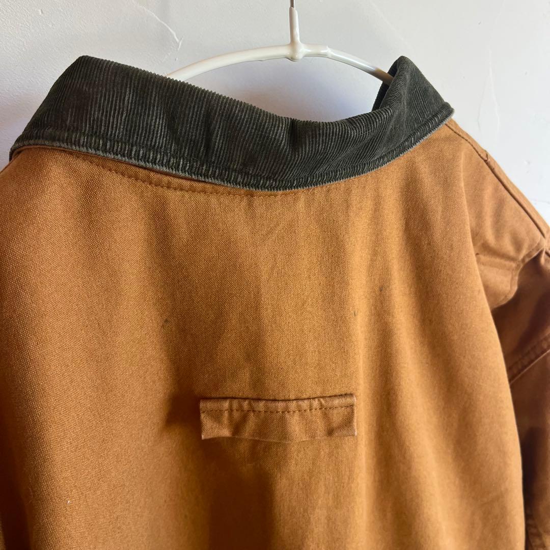 USA 80s 古着 エルエルビーン フィールドコート ダック地 XL