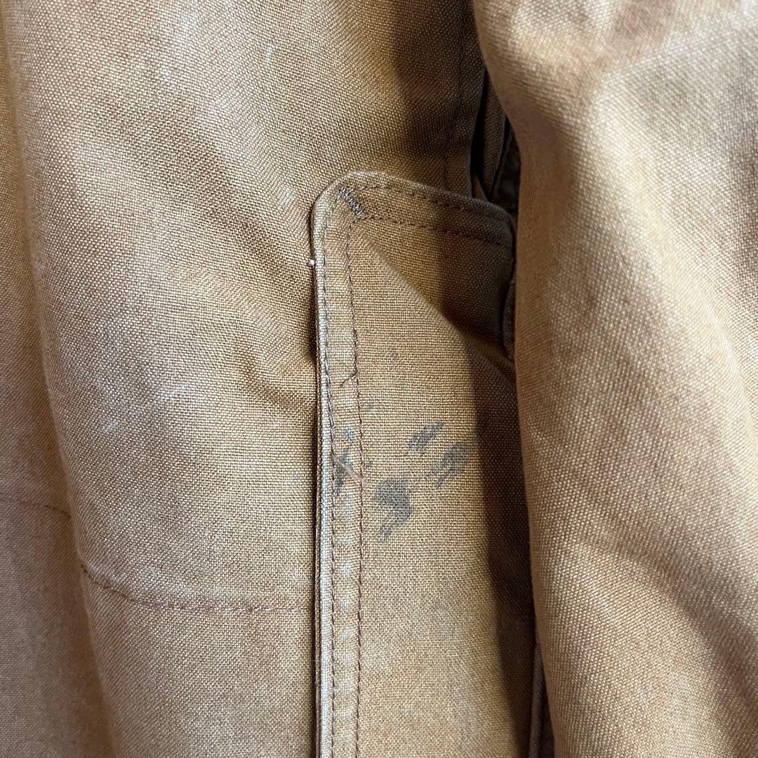 USA 80s 古着 エルエルビーン フィールドコート ダック地 XL