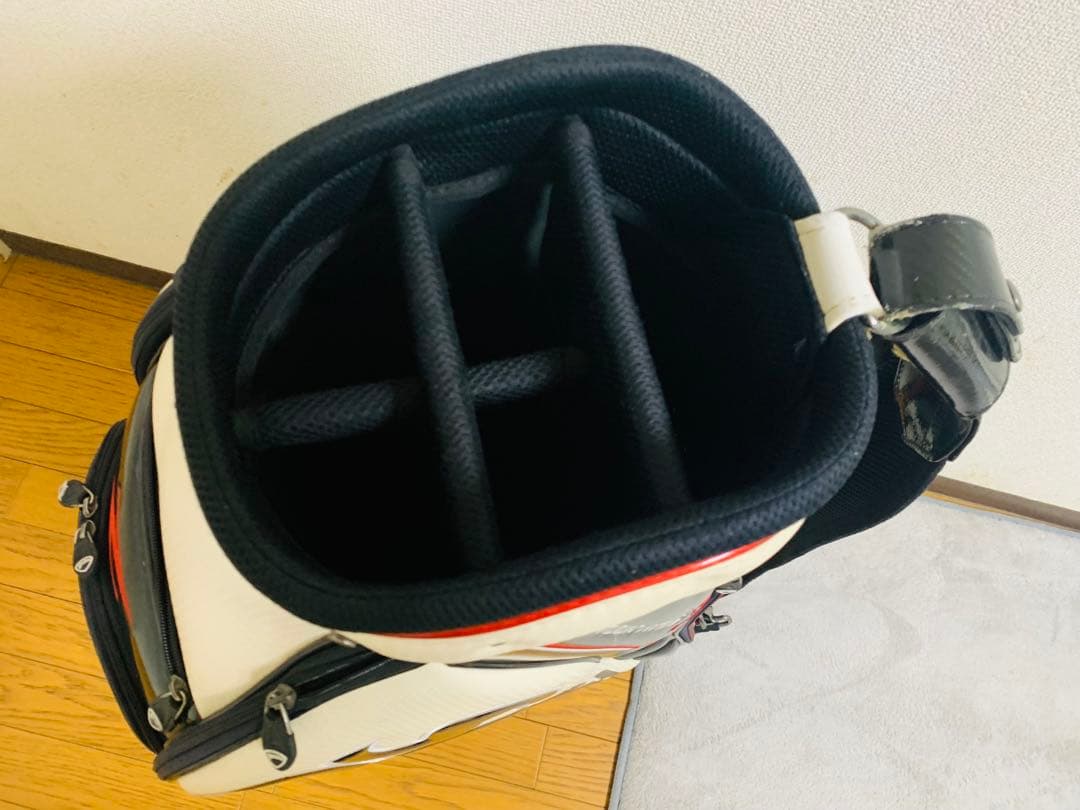 Srixon Z キャディバッグ 白黒赤