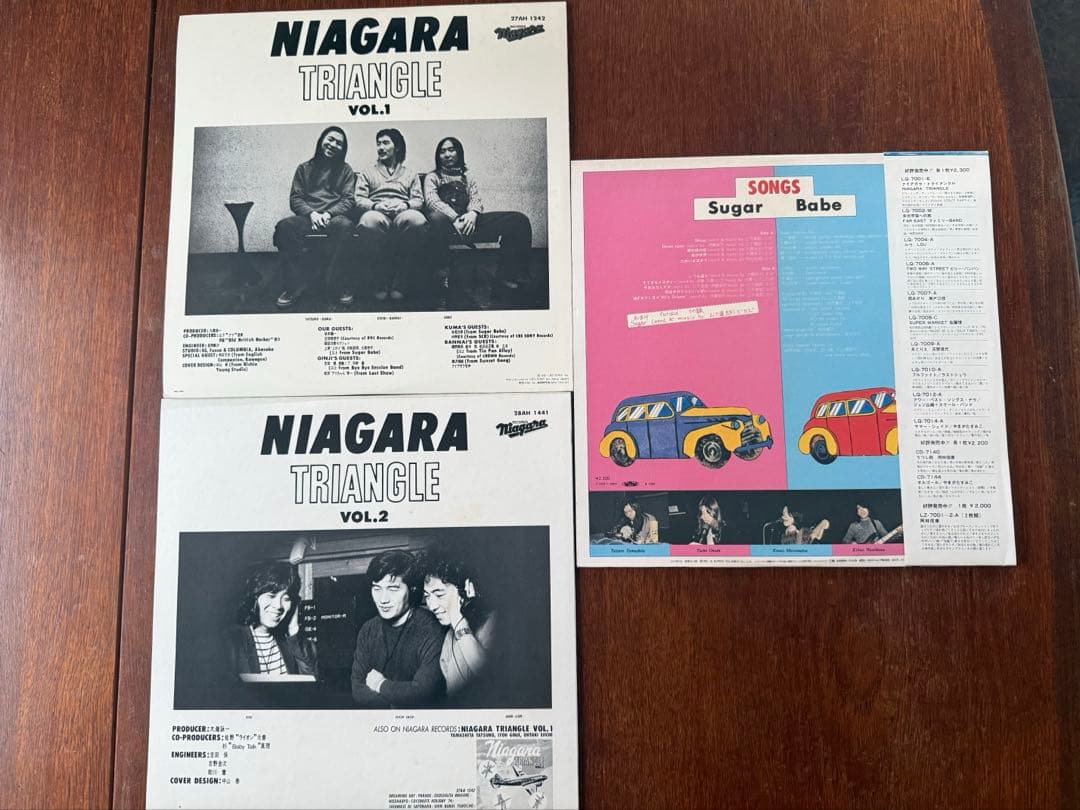 ソングス　シュガーベイブ（山下達郎・大貫妙子）アナログレコード 帯付　ナイアガラ
