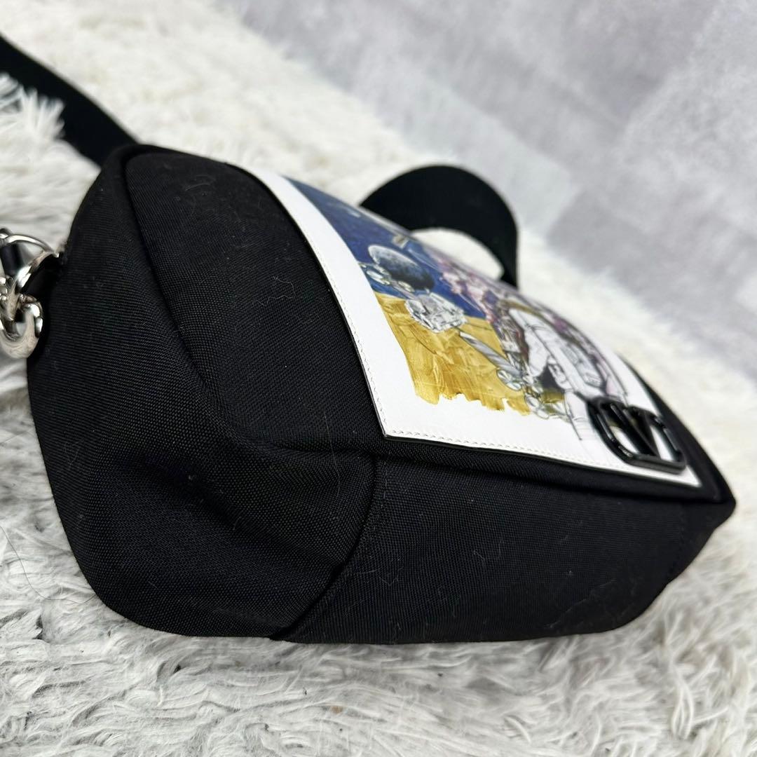 A4可 美品 ヴァレンティノガラヴァーニ レザー 2WAY ショルダーバッグ 黒