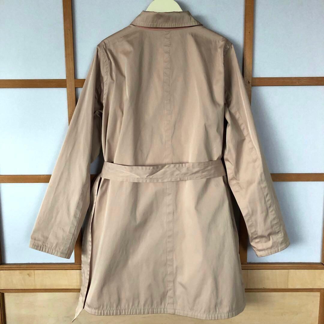 新品　ピノーレ　ステンカラー　リバーシブル　ハーフ　コート　バイカラー　L