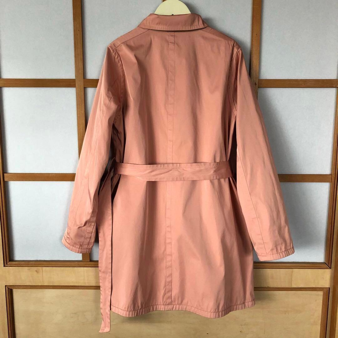 新品　ピノーレ　ステンカラー　リバーシブル　ハーフ　コート　バイカラー　L