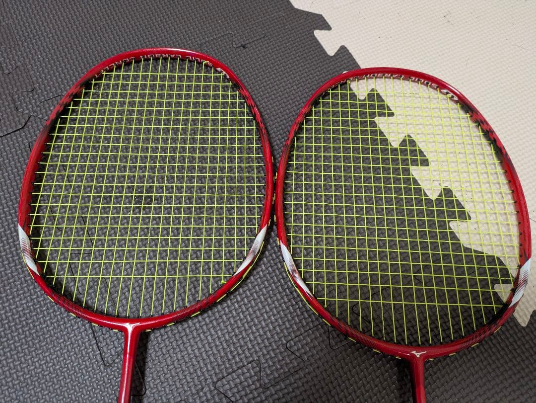 MIZUNO luminasonic7 バドミントンラケット 2本セット レッド