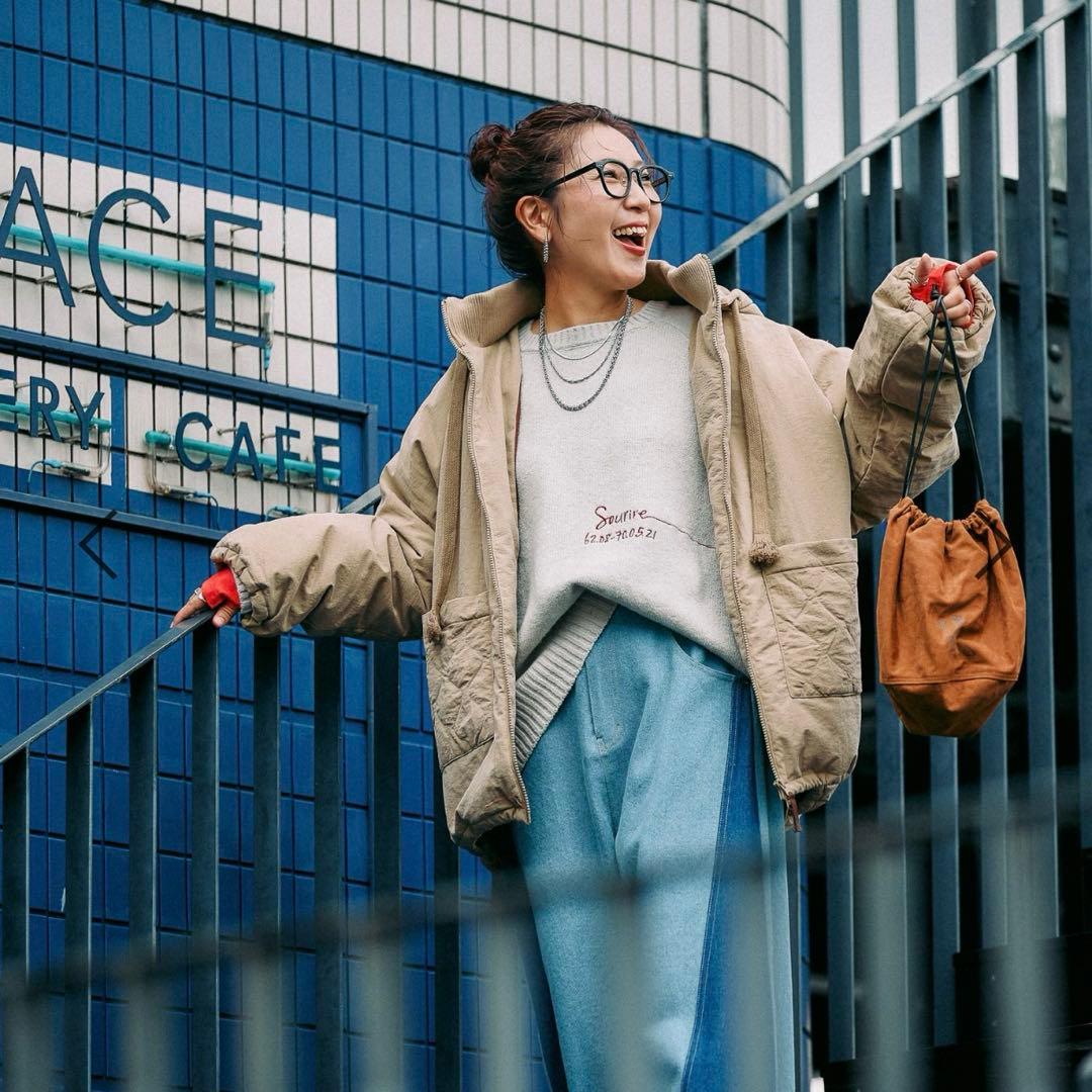 新品 ニコアンド be with M misayoミリアウター Niko and