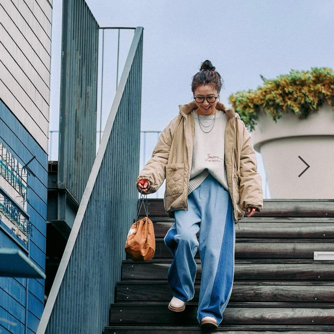 新品 ニコアンド be with M misayoミリアウター Niko and