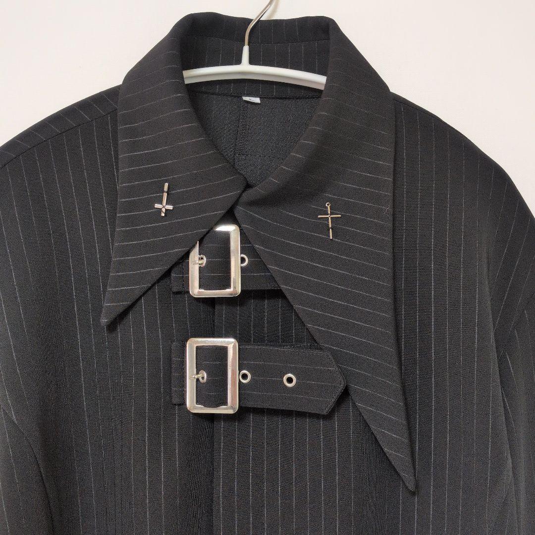 【希少】GLAMOROUS 燕尾シャツジャケット L 編み上げ パンク Y2K