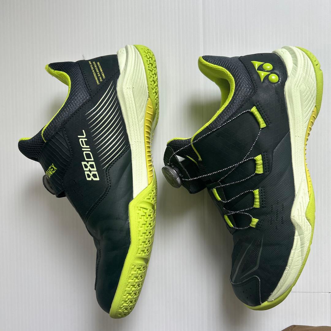 YONEX DIAL 88バドミントンシューズ ブラック/イエロー