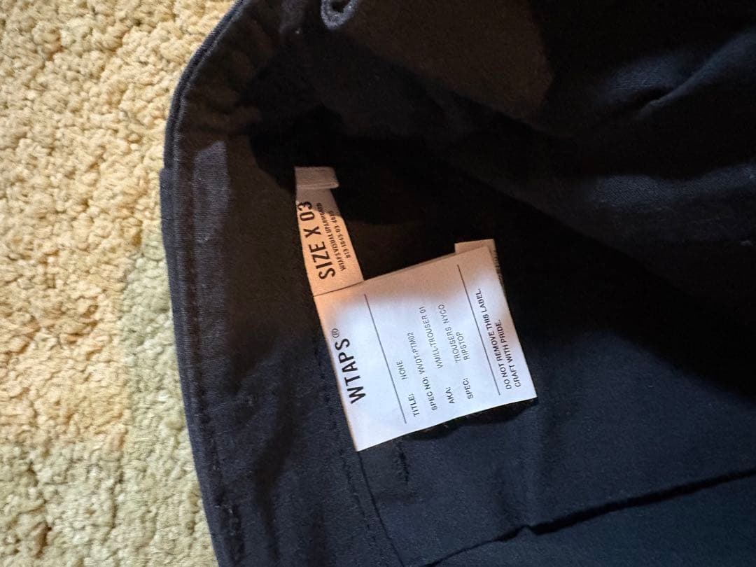 wtaps20ss WMILL-TROUSERS ブラック