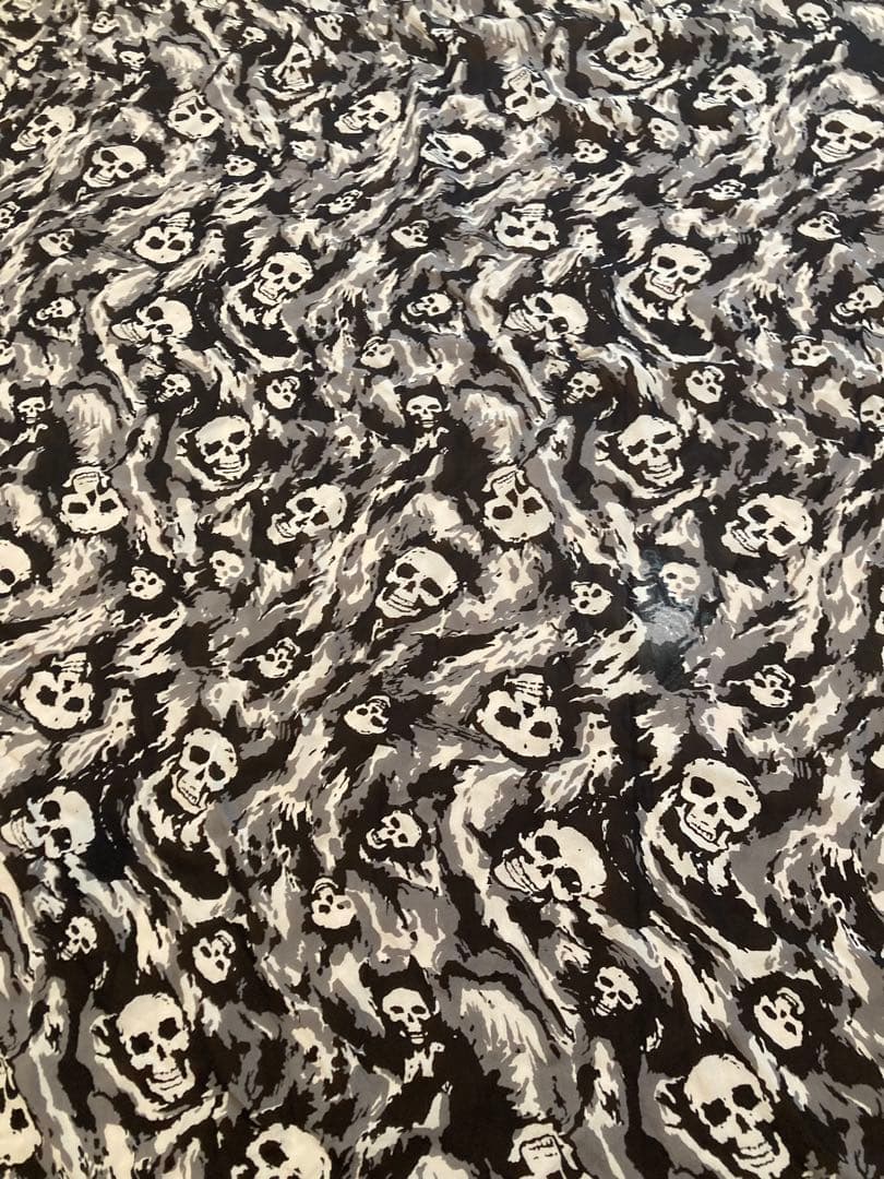 【極美品】ナンバーナインnumbernineドクロスカルストールバンダナスカーフ