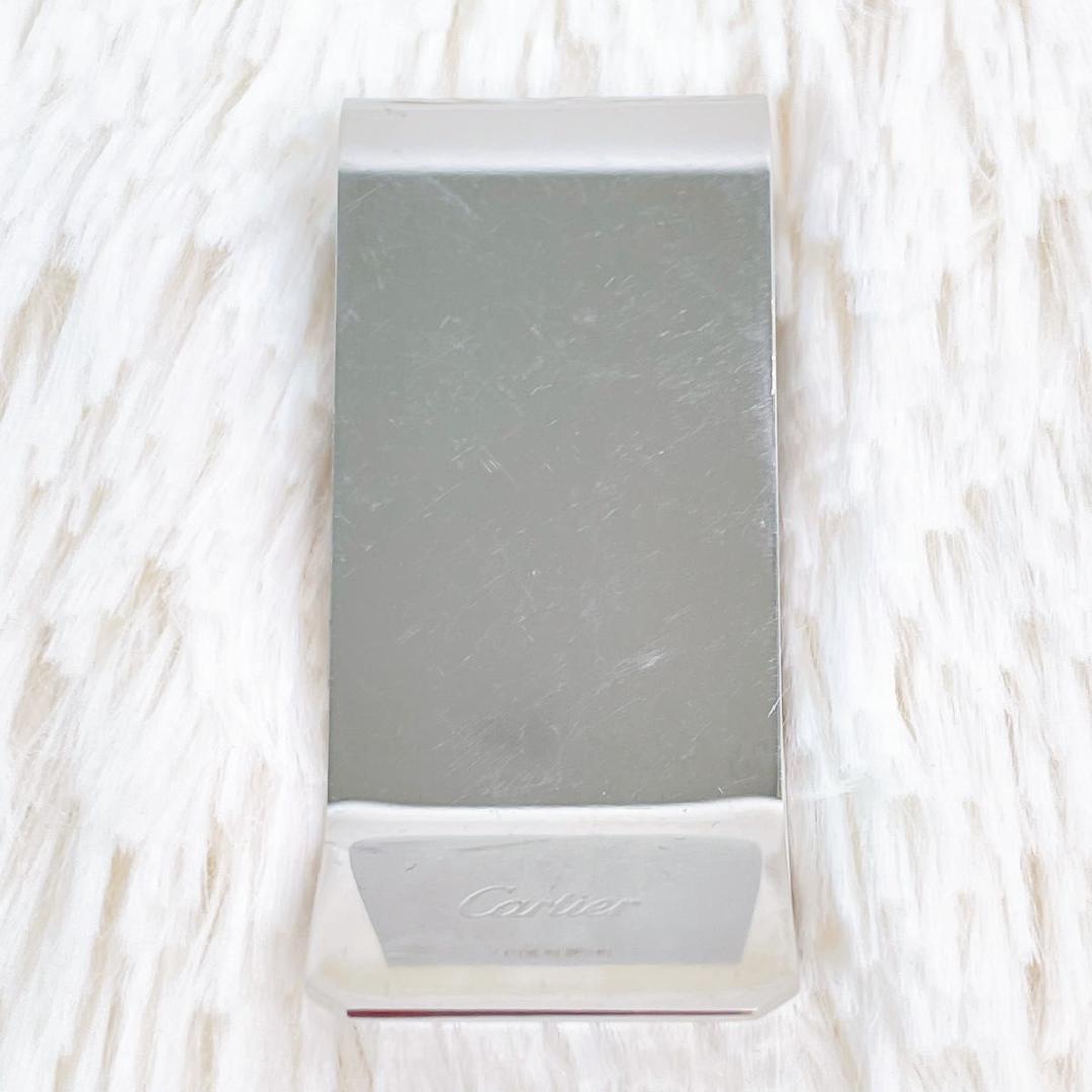 カルティエ Ｃ ドゥ カルティエ デコール マネークリップ ２Ｃロゴ シルバー