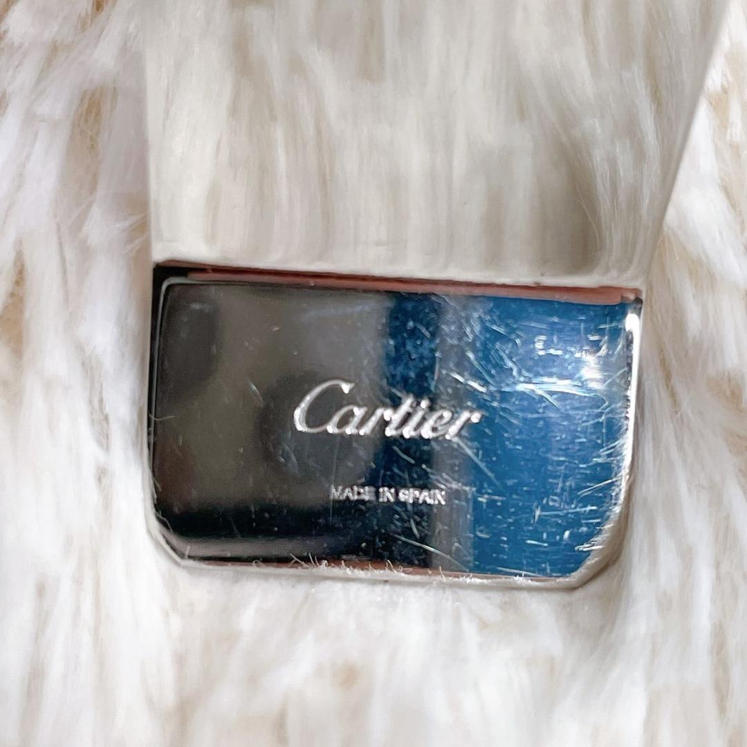 カルティエ Ｃ ドゥ カルティエ デコール マネークリップ ２Ｃロゴ シルバー