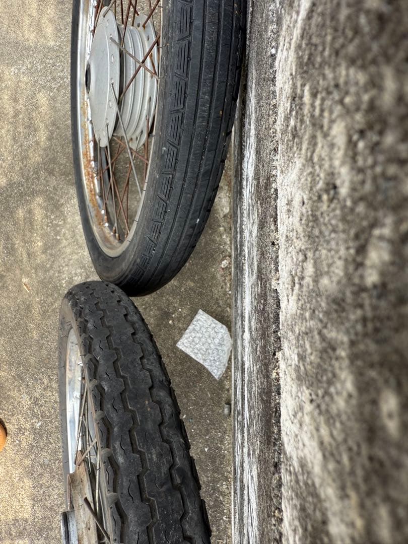 こ*☻様 純正 スーパーカブ 50cc 17インチ スポークホイール セット