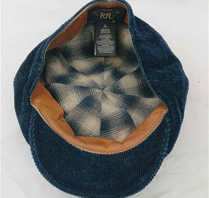 RRL ダブルアールエル コーデュロイ キャスケット ネイビー 希少Mサイズ