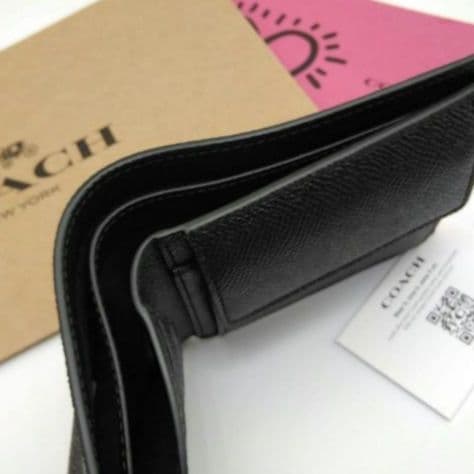 新作　新品　訳あり　COACH　折り財布　メンズ　人気の小銭入れ付き
