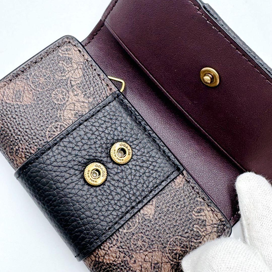 新品級✨ COACH　6連　キーリング　ホースアンドキャリッジ　キーケース