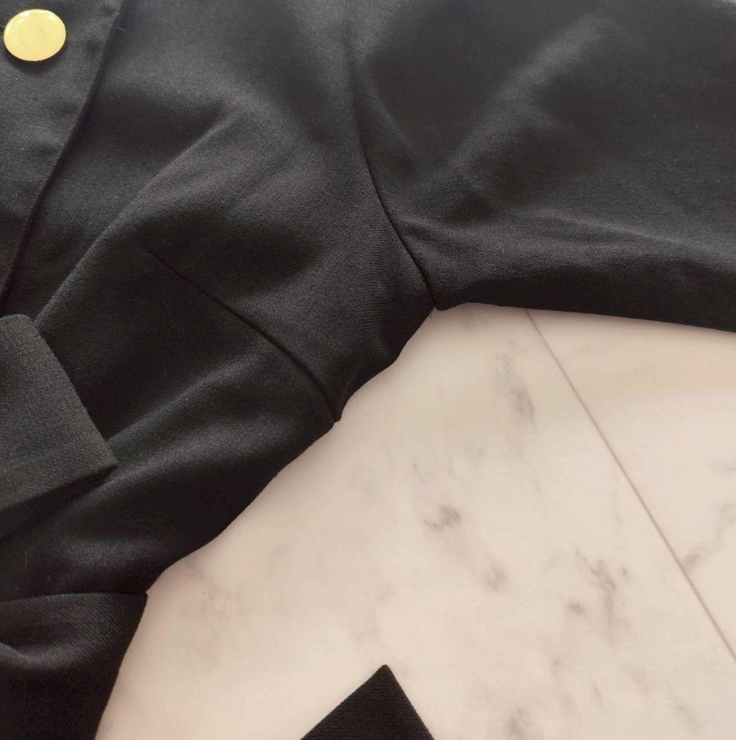 グレースコンチネンタル ウールタッチダブルワンピース