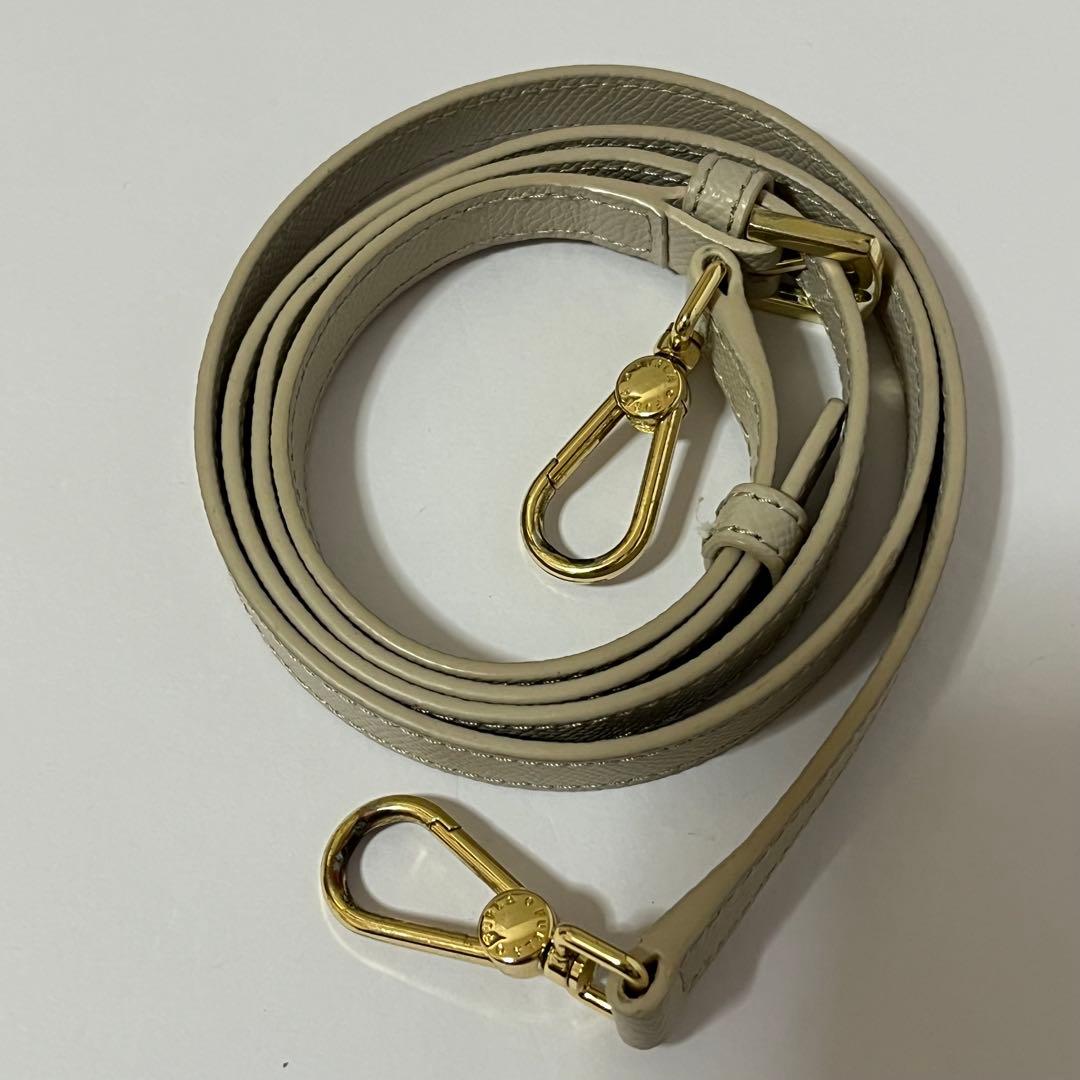 美品✨フルラ　ミネルヴァ　2way ショルダーバッグ　通勤通学　レザー　グレー