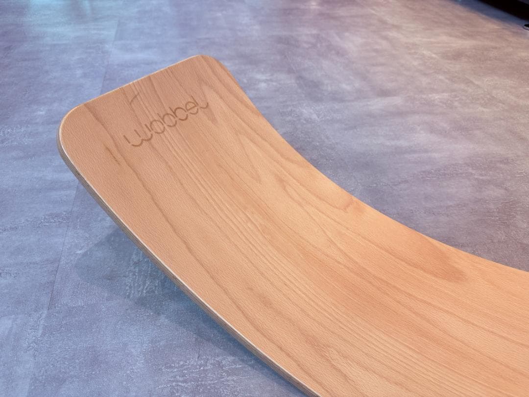 【美品】Wobbel バランスボード 木製フェルトなしタイプ
