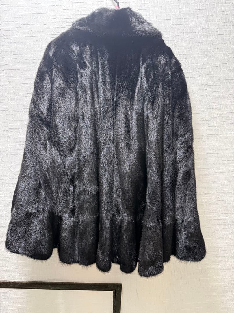 スギヤマユキヒロページSAGA MINKタグ付きのミンク毛皮ファーショール