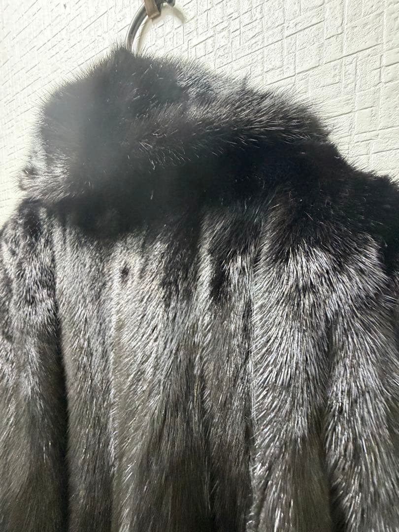 スギヤマユキヒロページSAGA MINKタグ付きのミンク毛皮ファーショール