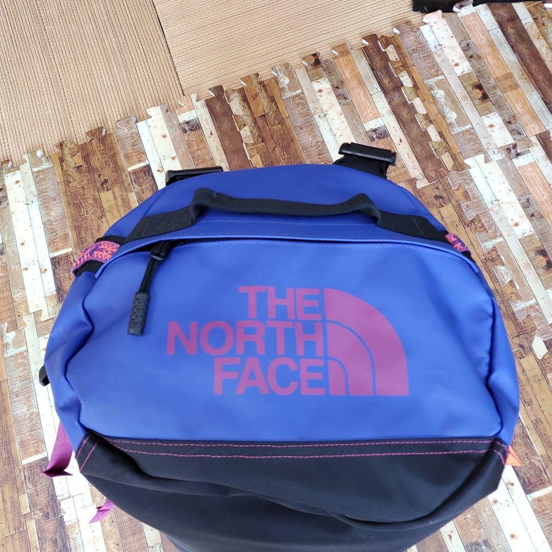 THE NORTH FACE 青 ダッフルバッグ50リットル