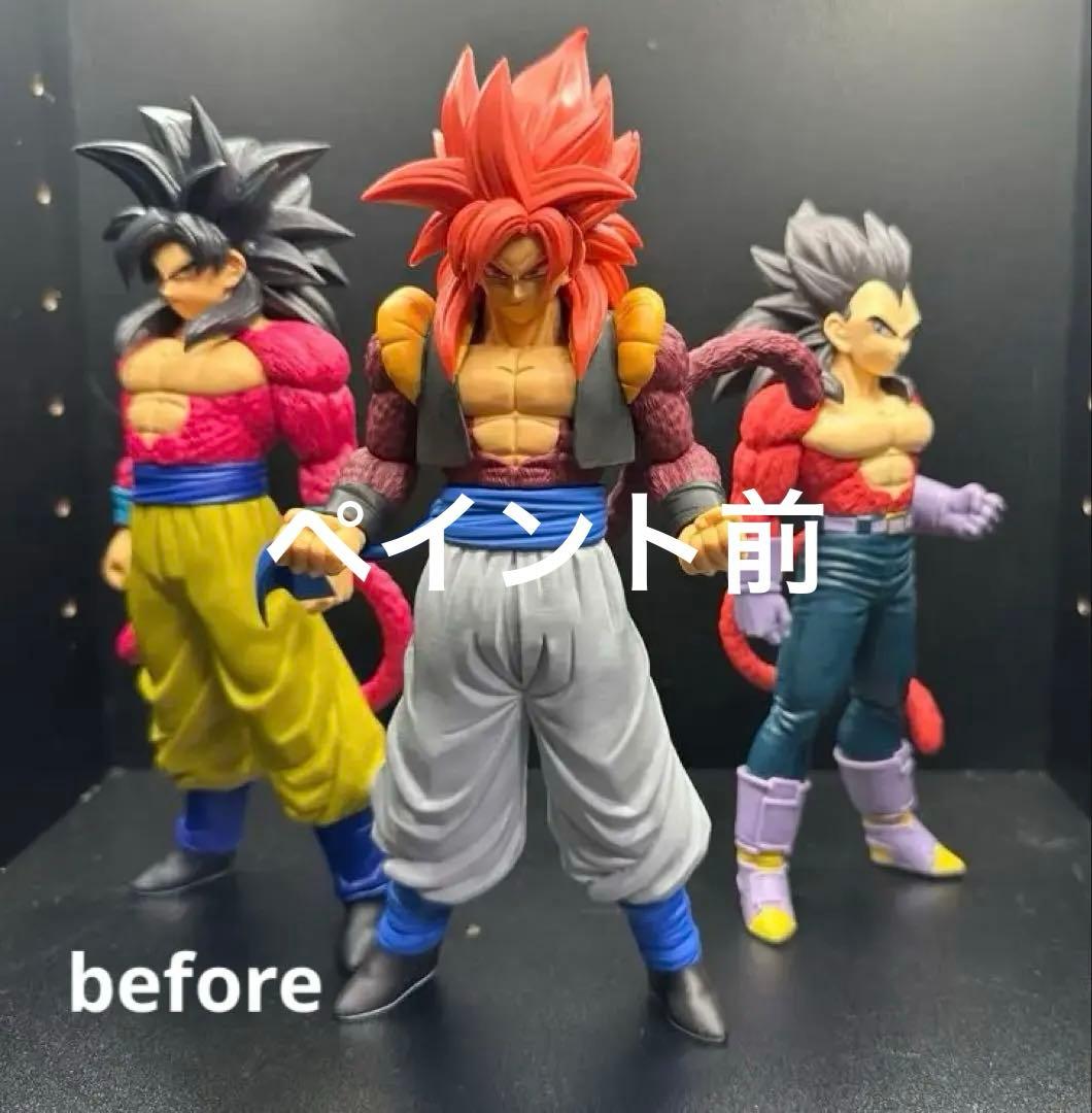 THE 出陣　ゴジータ4 孫悟空4 ベジータ4 リペイント　まとめ売り
