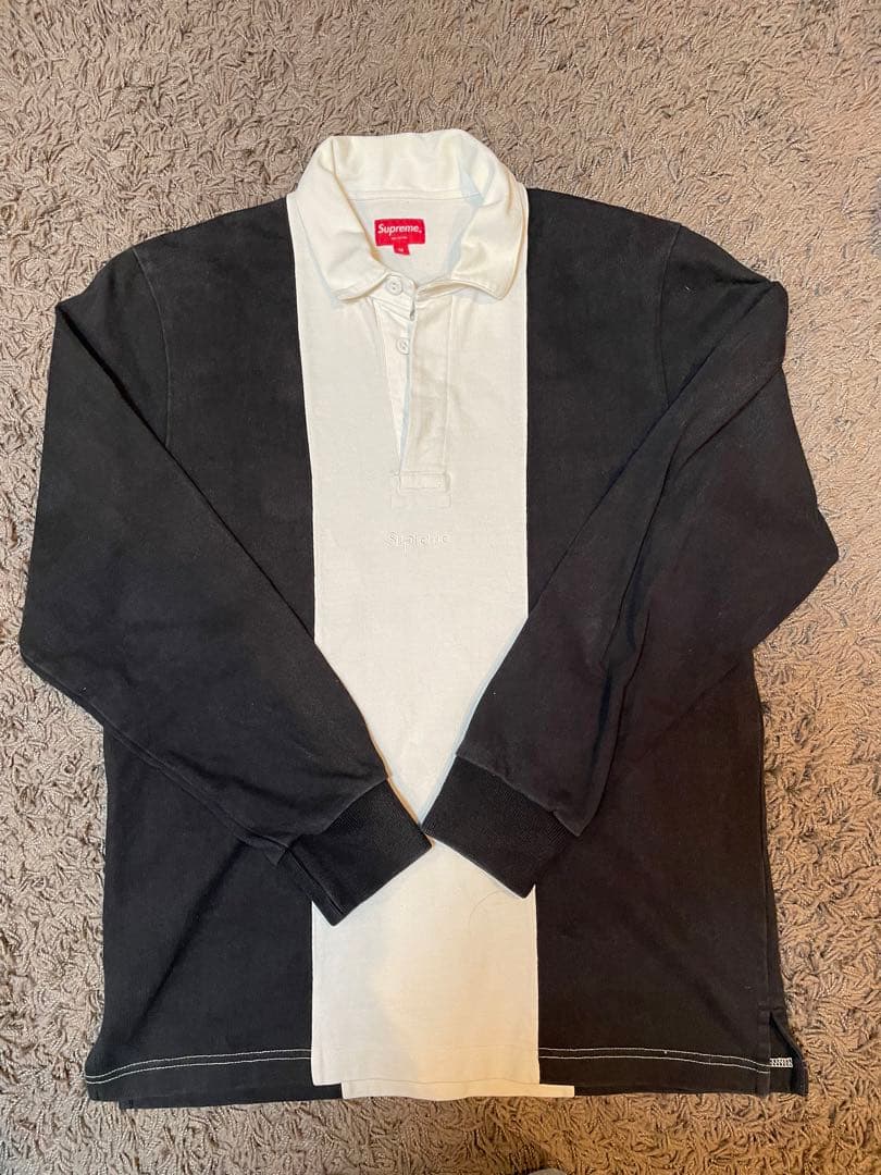 supreme ラガーシャツ　Boxlogo