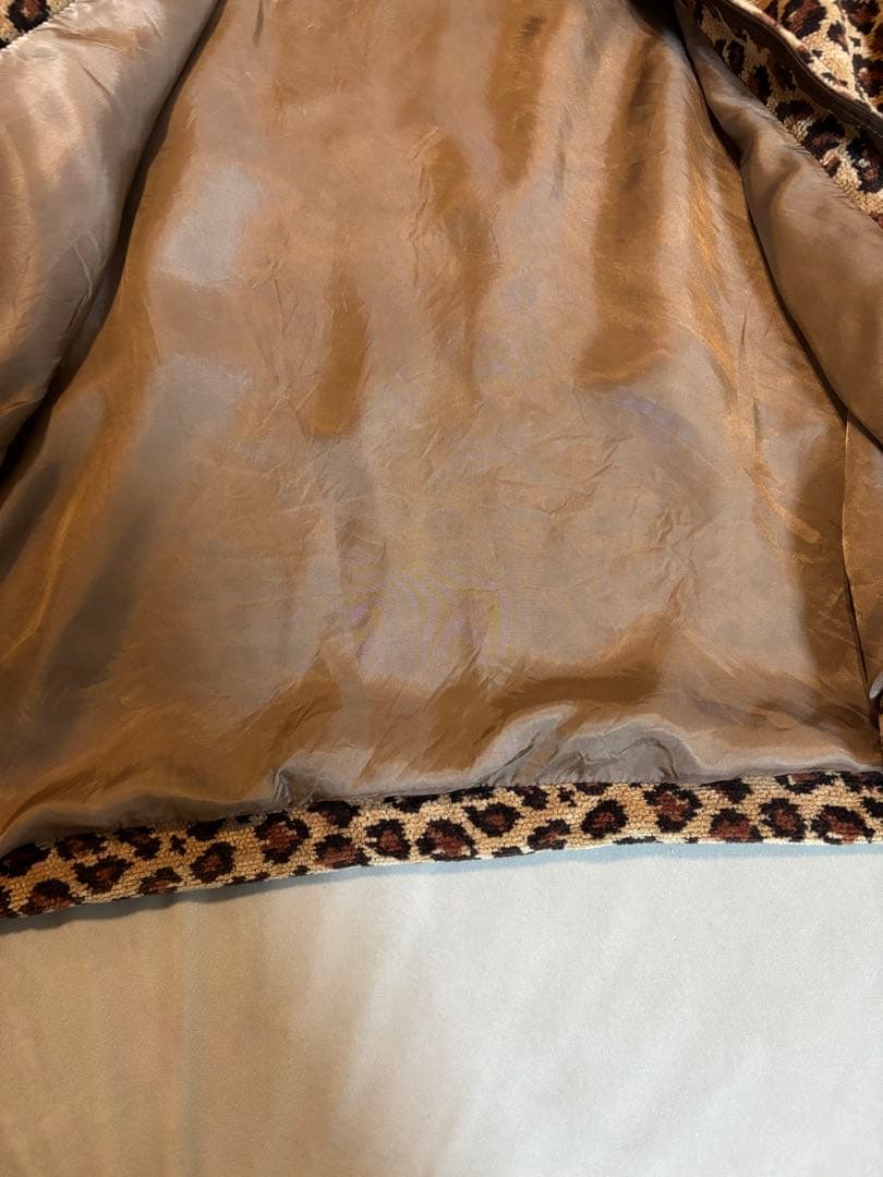 激レア品‼️FEILERフェイラー ヒョウ柄 レオパード ベスト ジップアップ