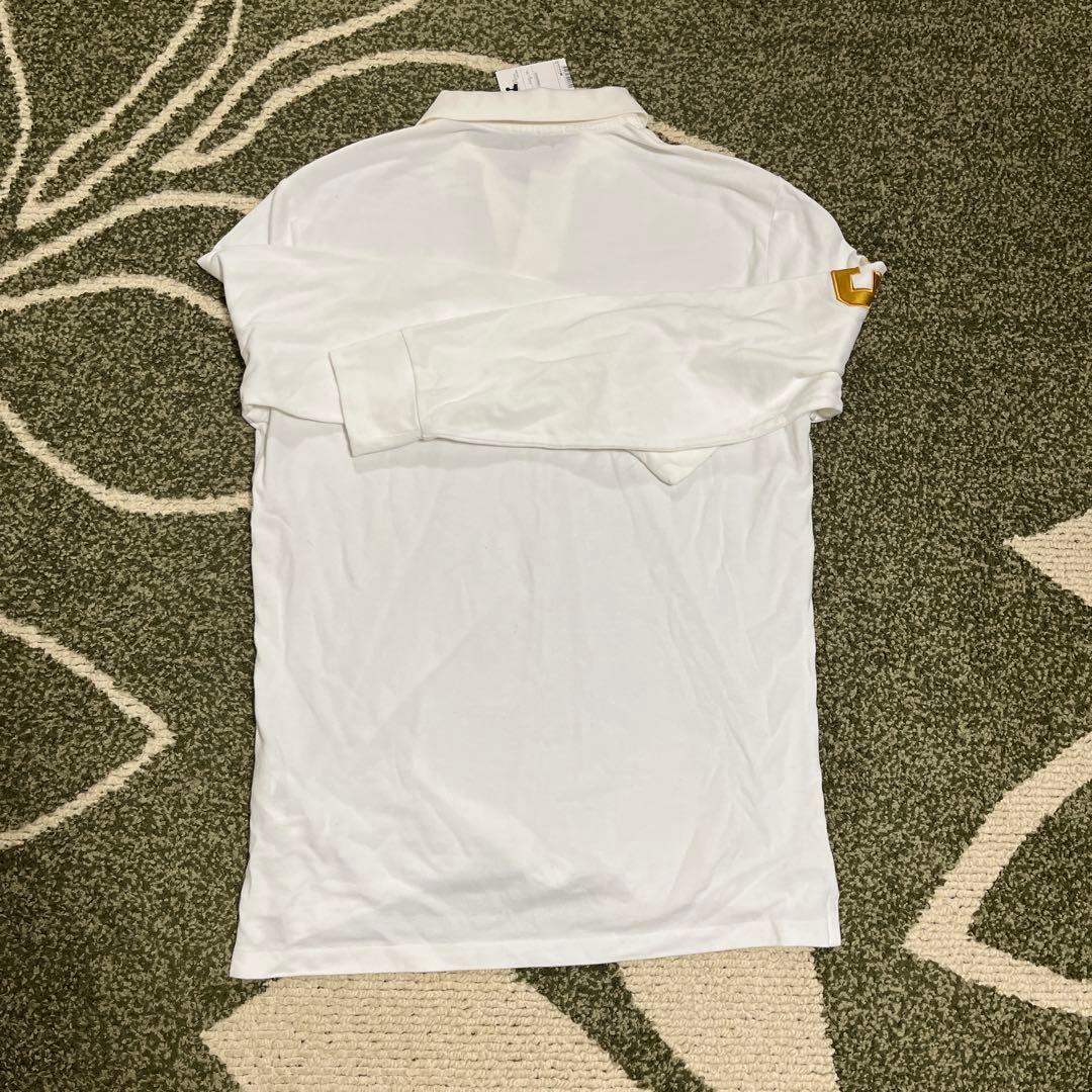 新品タグ付 ラルフローレン 長袖ポロシャツ M 白