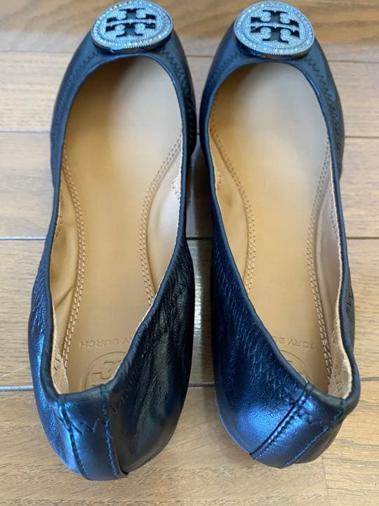 Tory Burch フラットシューズ　黒　24cm