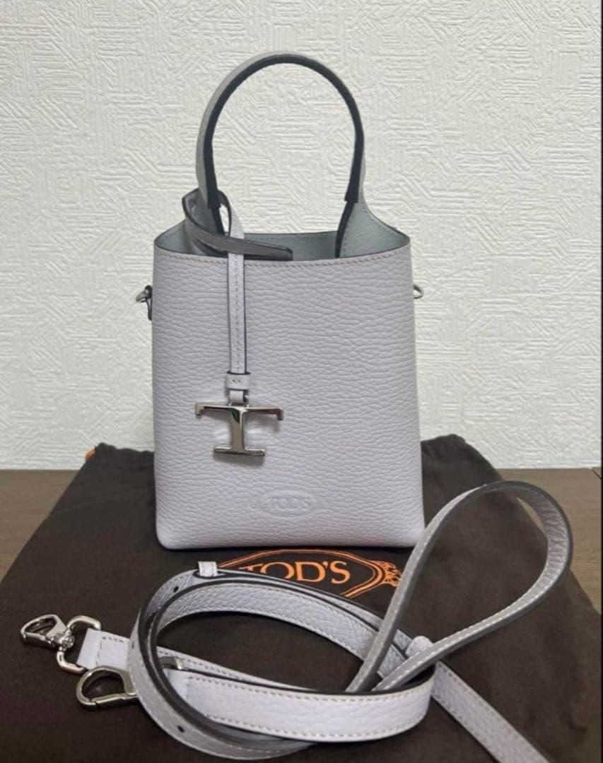 トッズ　マイクロ　ショルダーバッグ　2L63 ライトパープル