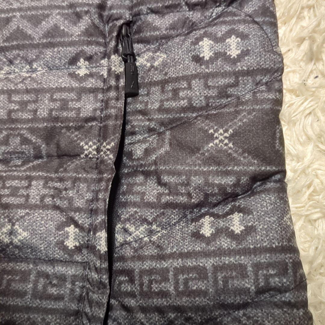 RLX ダウンベスト ゴルフ パッカブル ネイティブ柄 グレー M