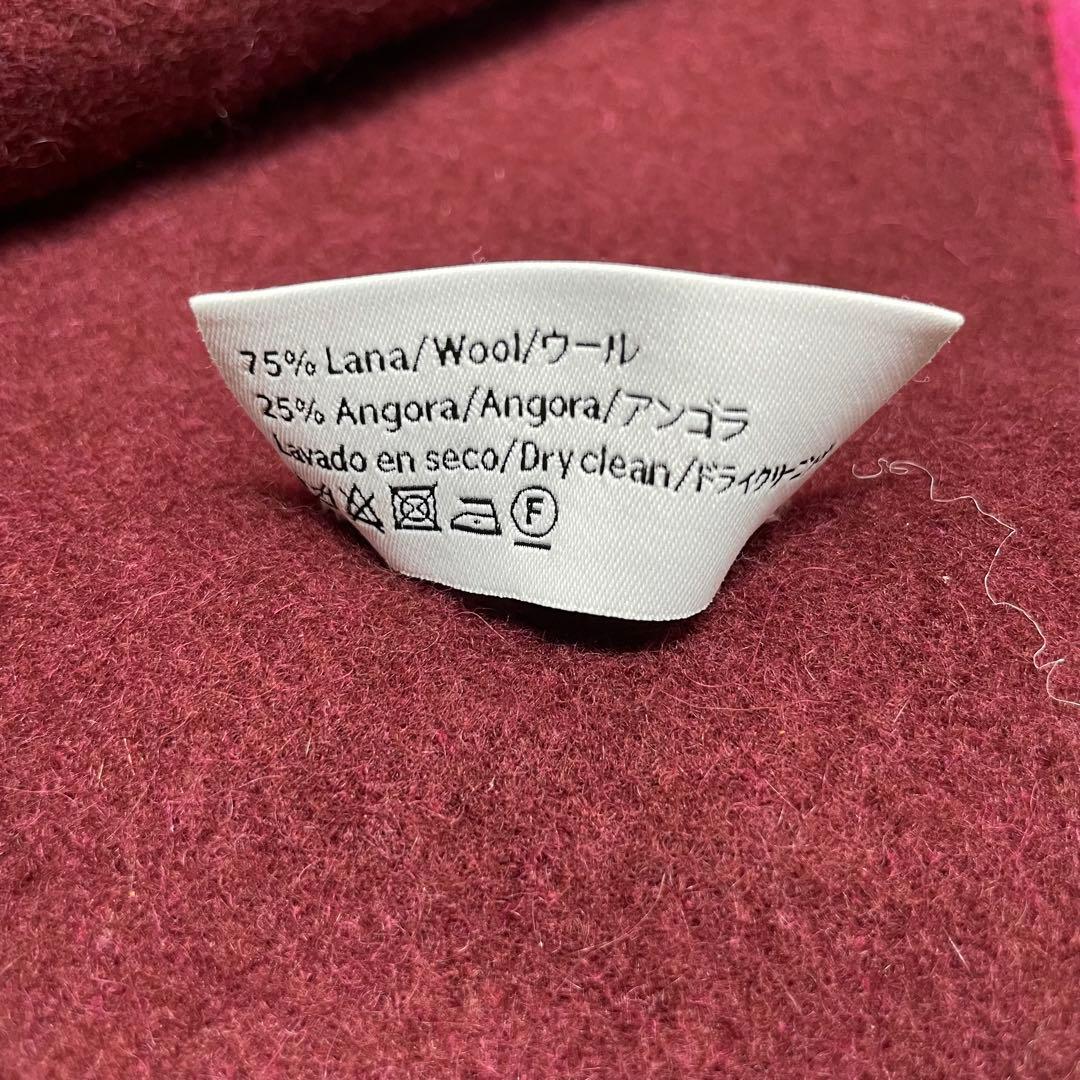 b*i様 LOEWE ロゴ　アナグラム　ウール製マフラー フリンジ付き