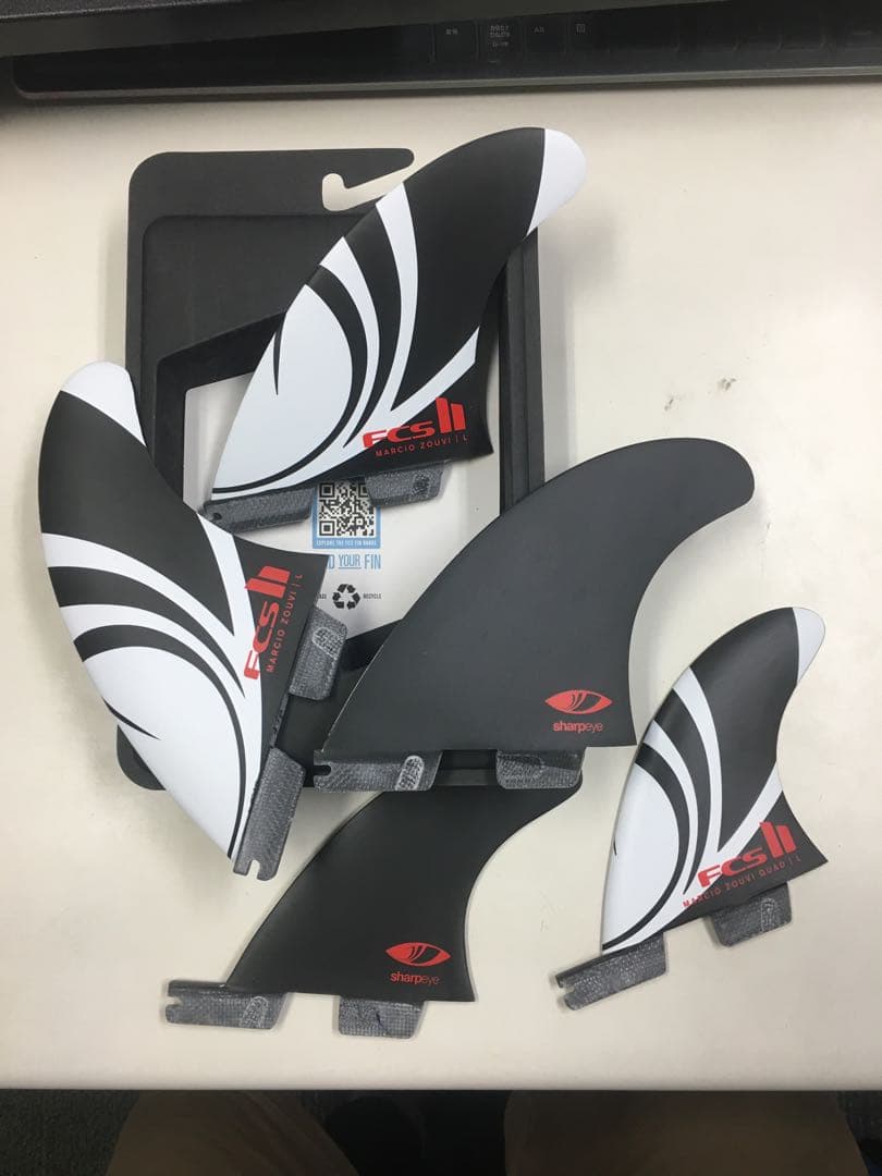 FCS2 エフシーエス シャープアイ クワッド トライ 5フィン