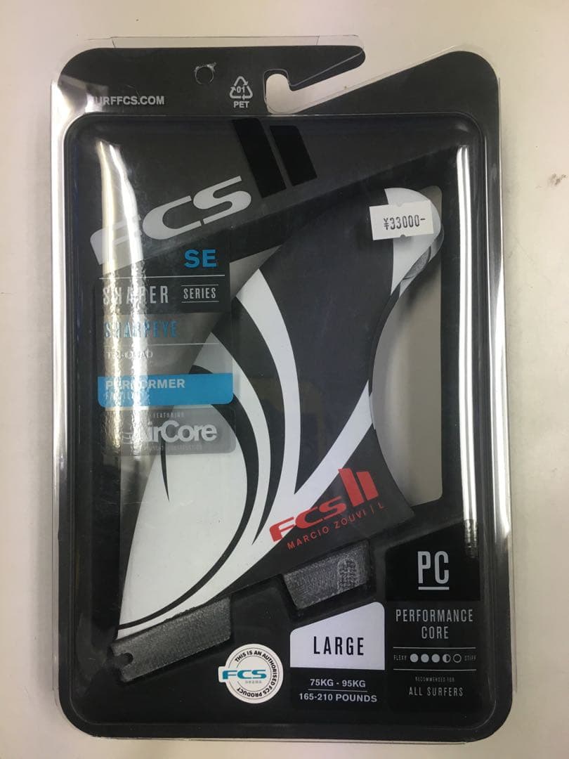 FCS2 エフシーエス シャープアイ クワッド トライ 5フィン