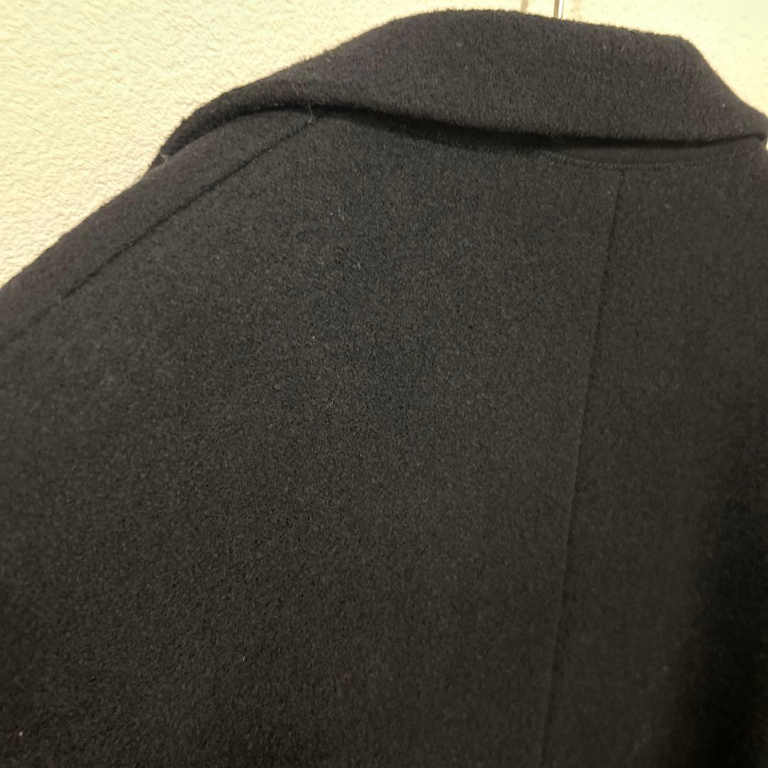 ATON ブラック チェスターコート 02