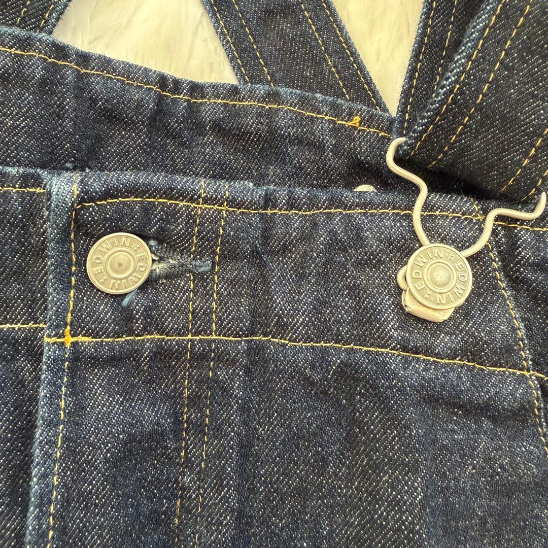 ETRE TOKYO EDWINコラボ　サロペットスカート　デニム　スリット