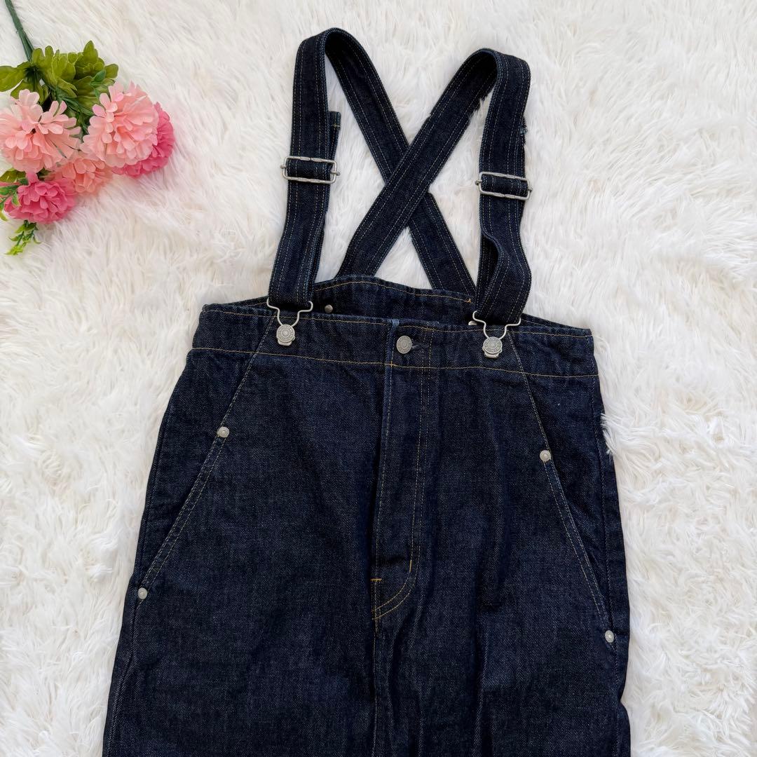 ETRE TOKYO EDWINコラボ　サロペットスカート　デニム　スリット