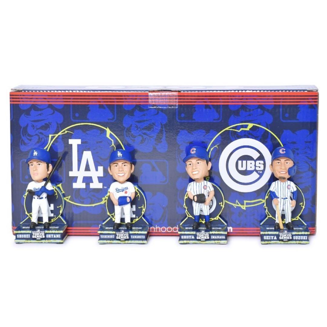 東京シリーズ　ボブルヘッド 大谷翔平　山本由伸　鈴木誠也　今永昇太　ドジャース