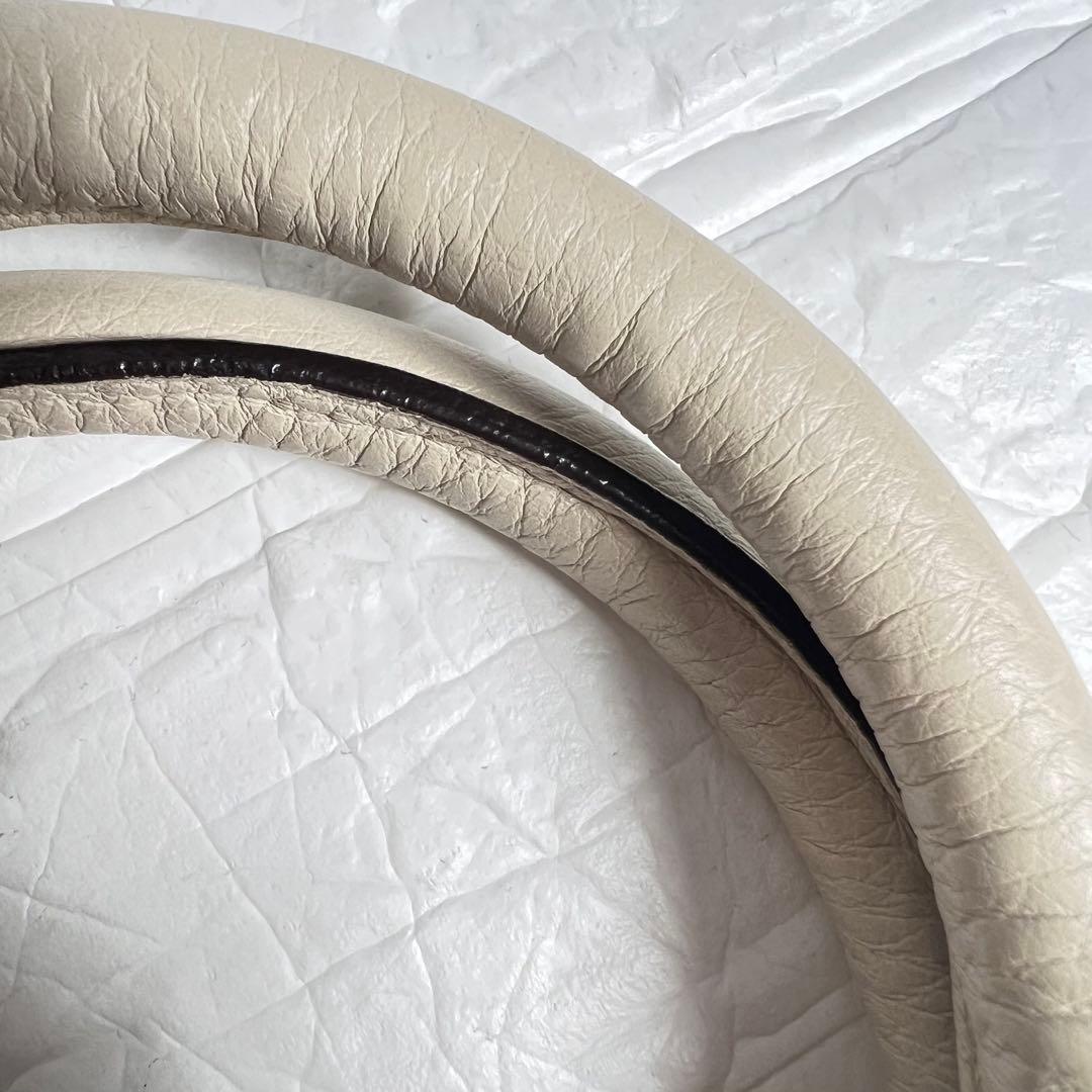 GUCCI グッチ シマトートバッグ GGレザー トートバッグ ホワイト