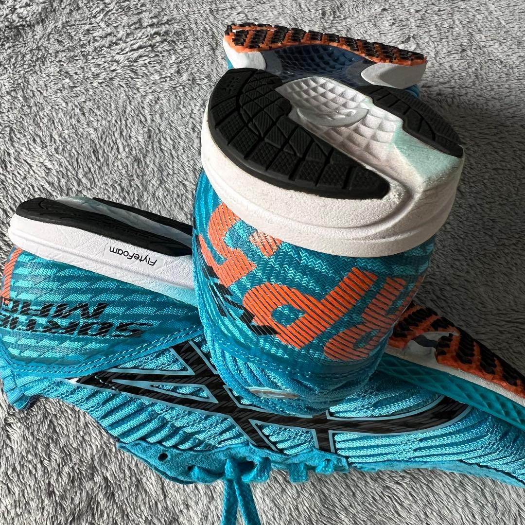 超美品　アシックス ソーティマジックランニングシューズ マラソン駅伝25.0cm