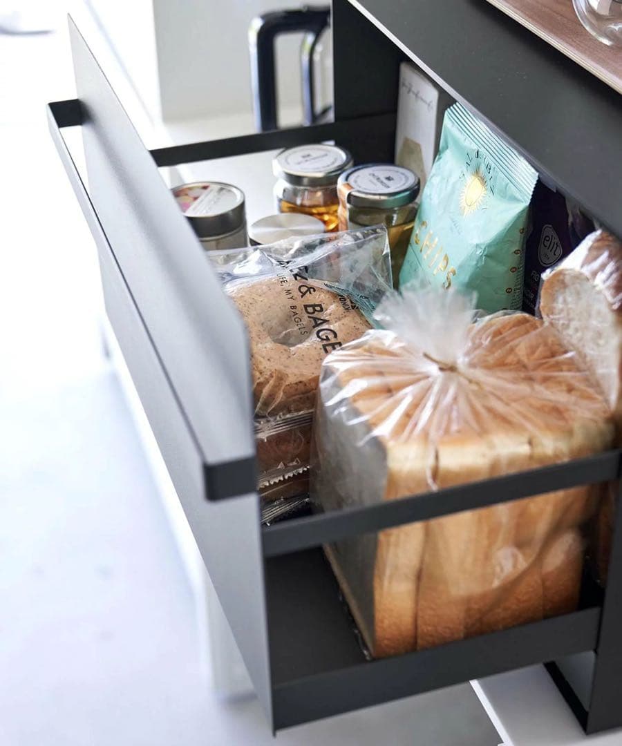 【エリツィン⭐︎ 様】tower ブレッドケース　引き出し付き　ブラック