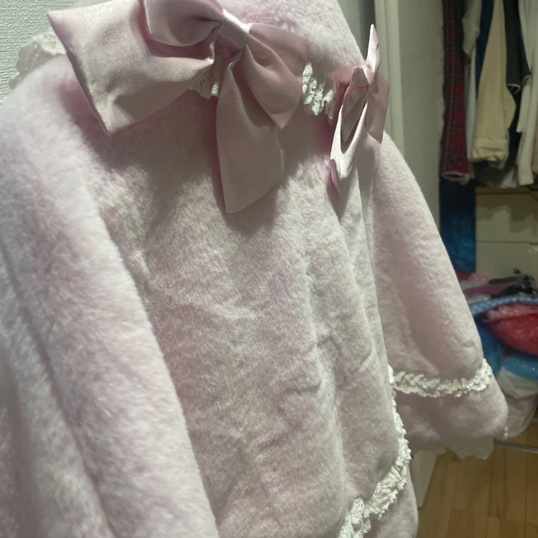 ピンク shushucherry ケープ シュシュチェリー