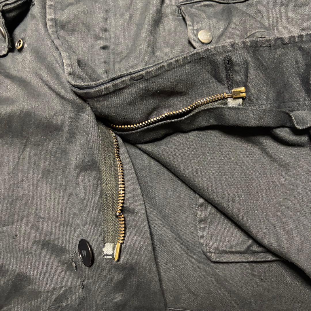 60s 70s m64 フランス軍 フィールドパーカー ブラック m65 A2