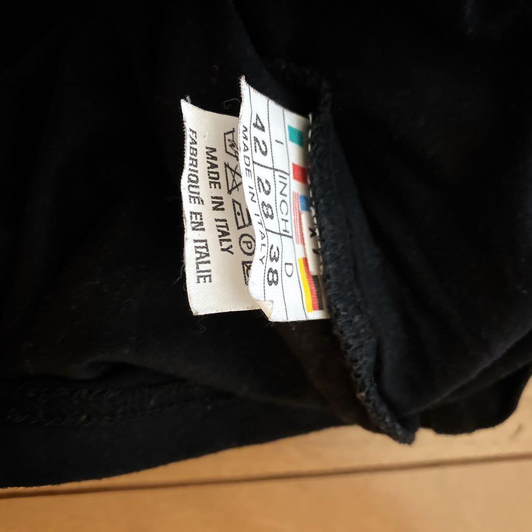 FENDI ブラック タンクトップ　インナー　Tシャツ　38 S M