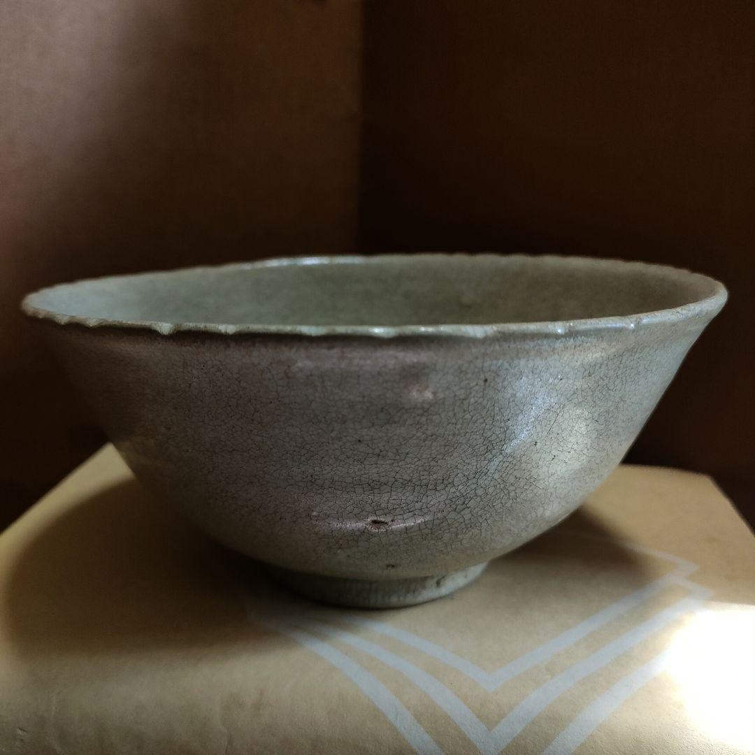 o*m様 高麗青磁茶碗　時代物　李朝　骨董アンティークNo.166