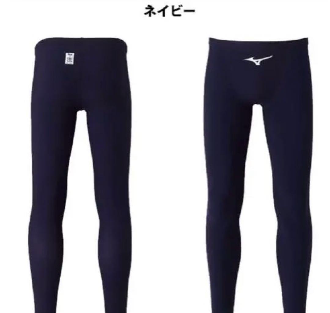 Mizuno【N2MB9099】競泳ロングスパッツ FINA承認 メンズＬサイズ