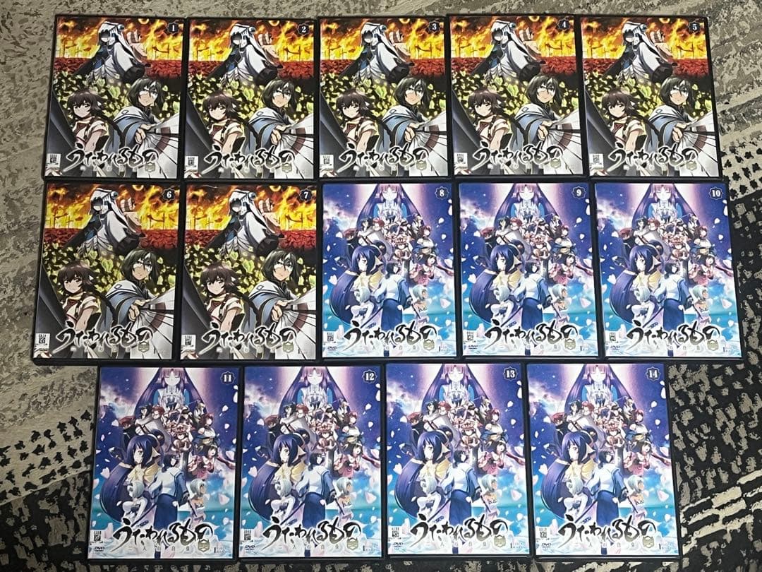 レンタルDVD うたわれるもの 二人の白皇 全14巻セット