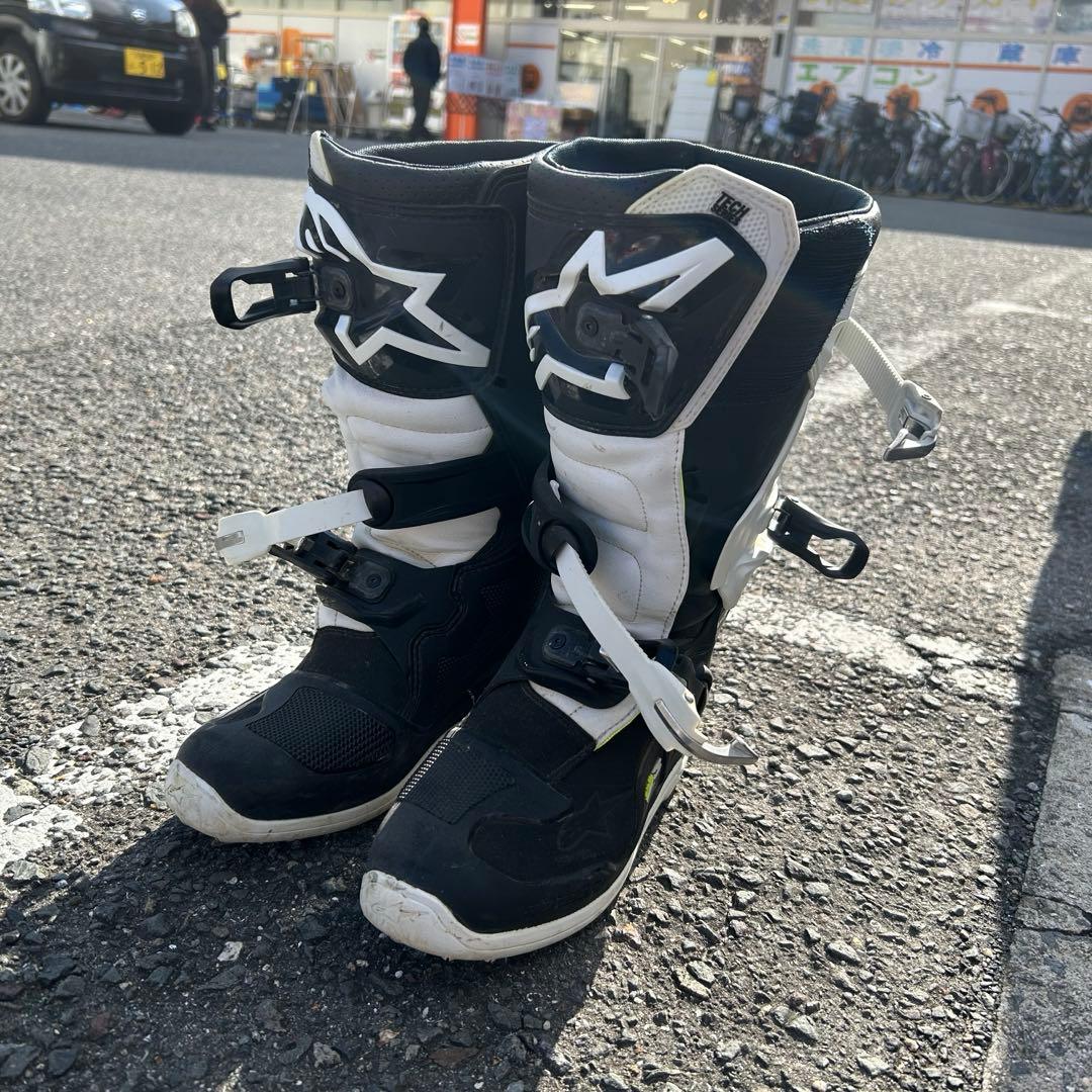 Alpinestars Tech 3 ブーツ 黒/白　25センチ